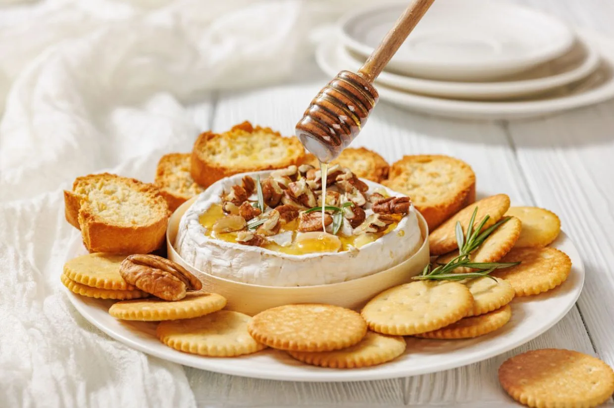 Baked Brie with Honey and Pecans Recipe