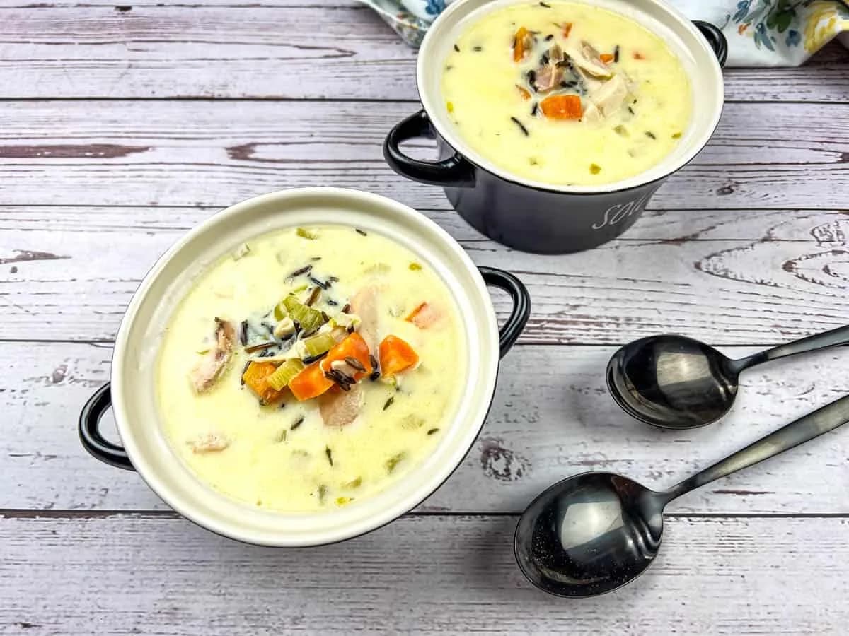 Creamy Turkey & Wild Rice Soup