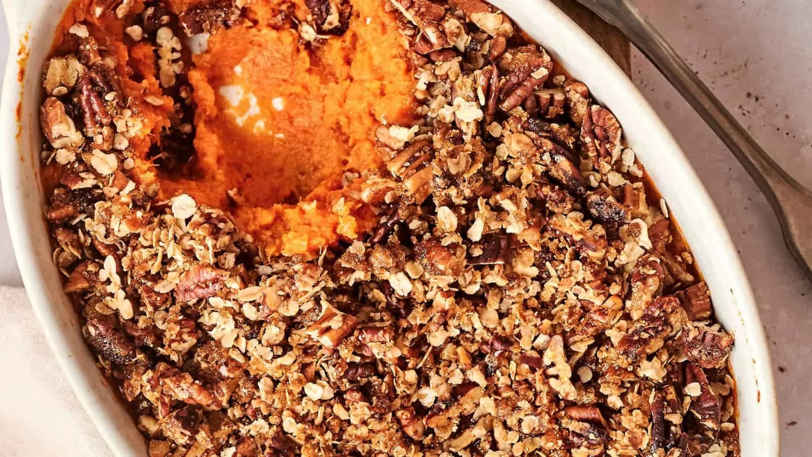 Air Fryer Sweet Potato Casserole