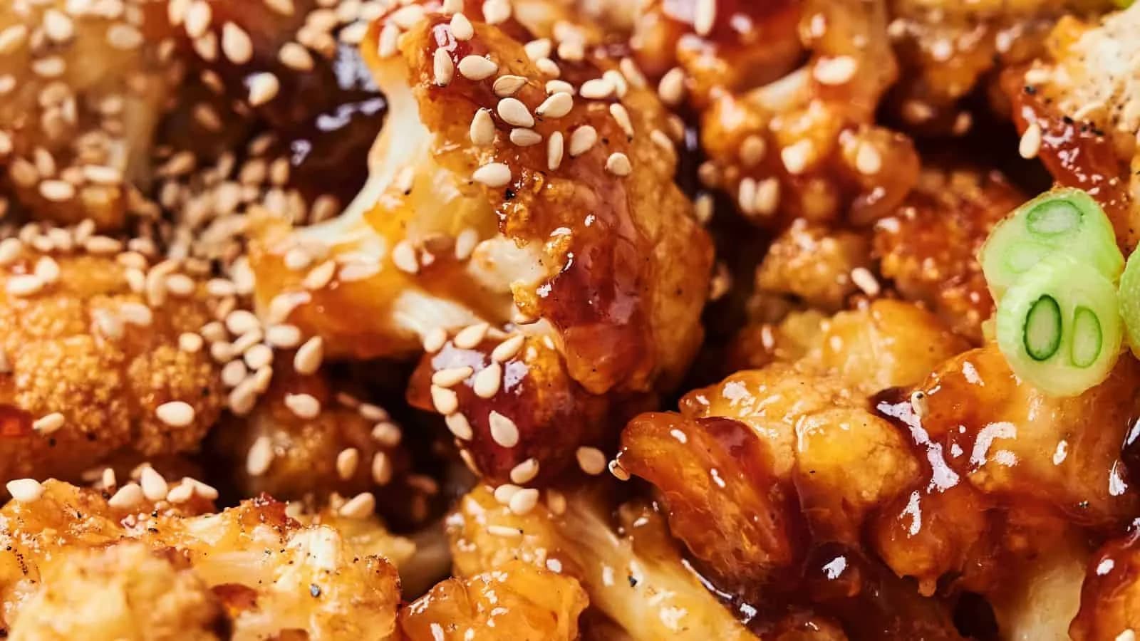 Sticky Sesame Cauliflower