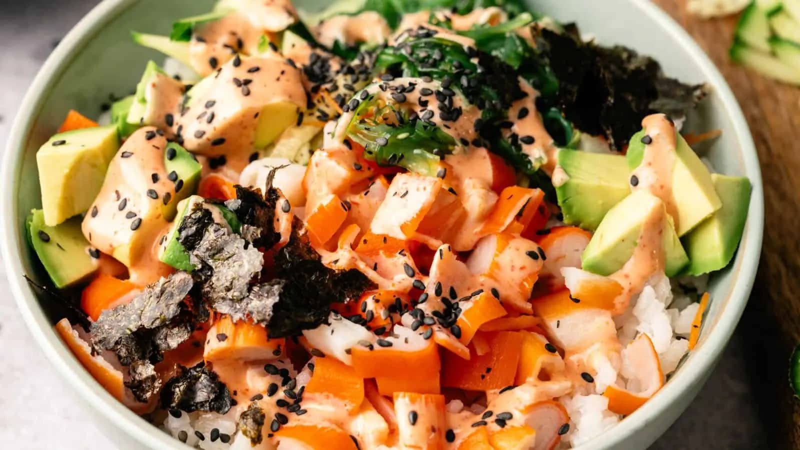 California Roll Sushi Bowl
