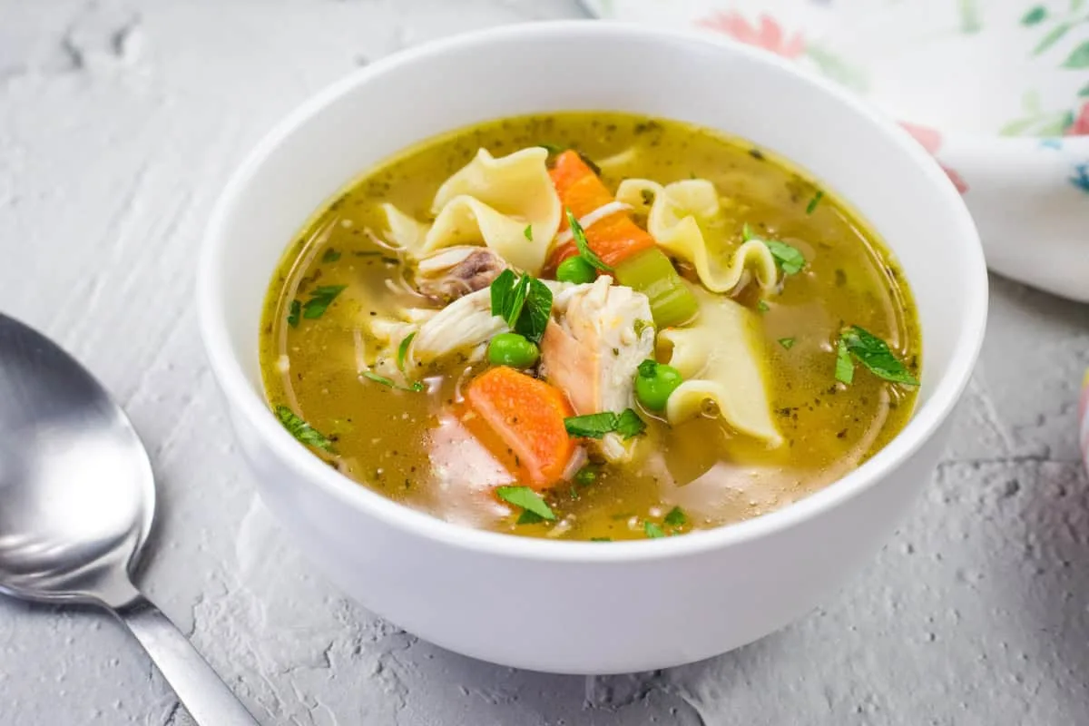 Rotisserie Chicken Noodle Soup