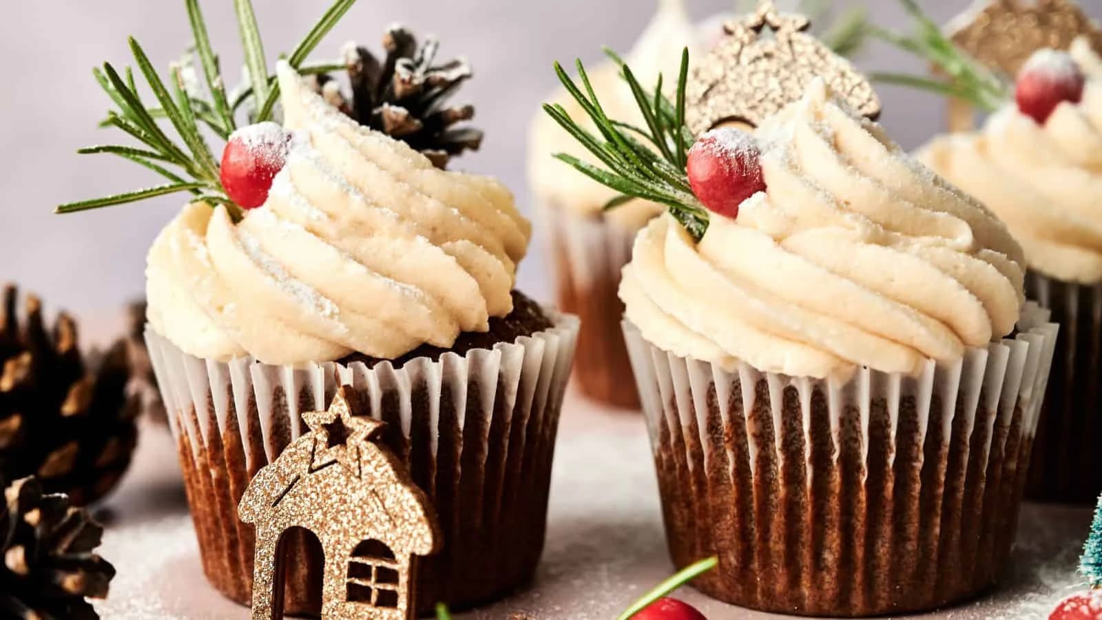 Gingerbread Cupcakes