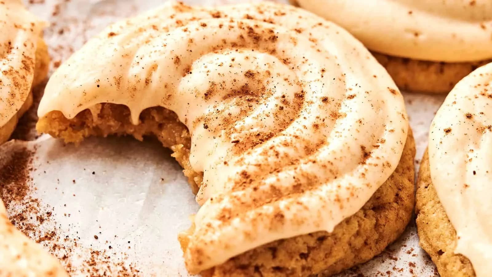 Copycat Crumbl Caramel Pumpkin Cookies