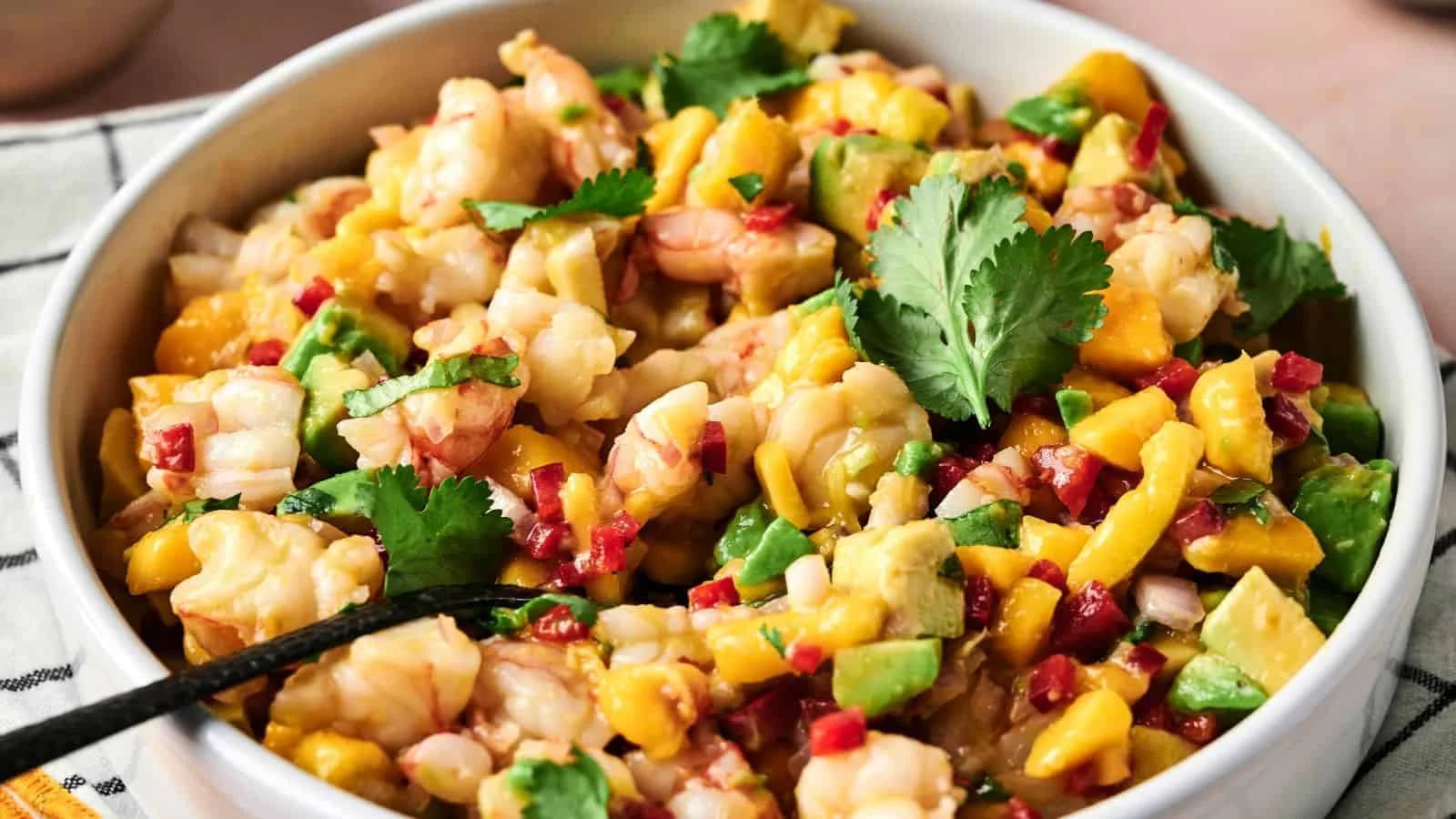 Mango Shrimp Salad