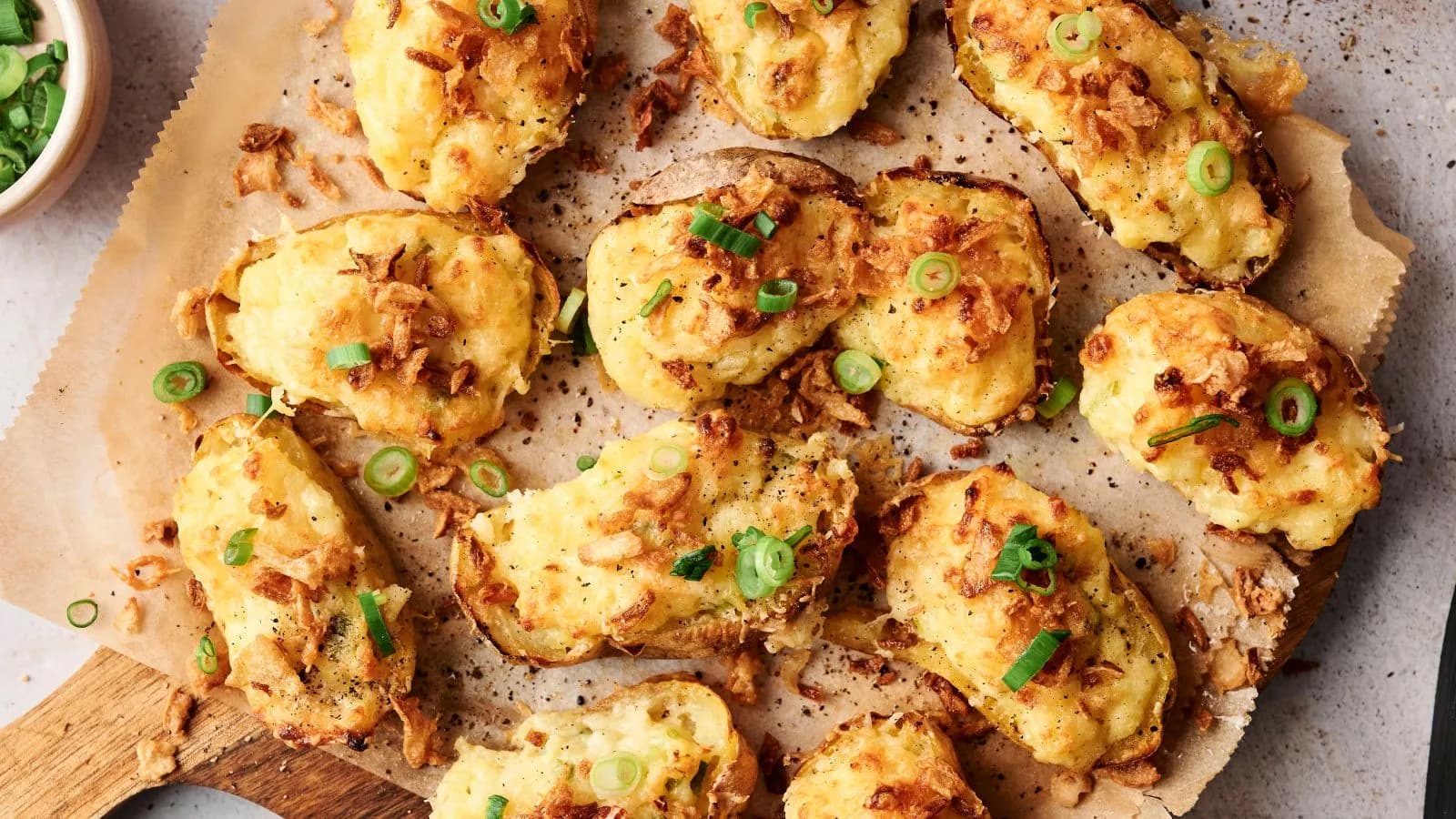 Air Fryer Twice Baked Potatoes