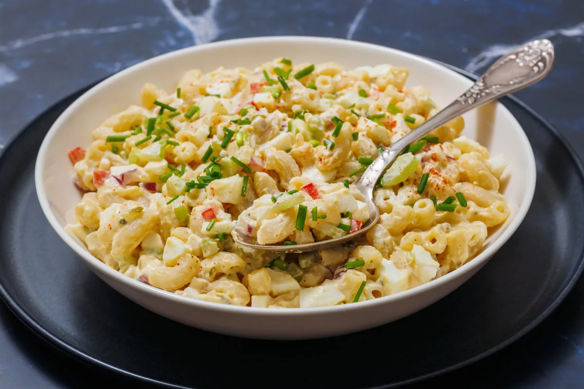 Deviled Egg Pasta Salad