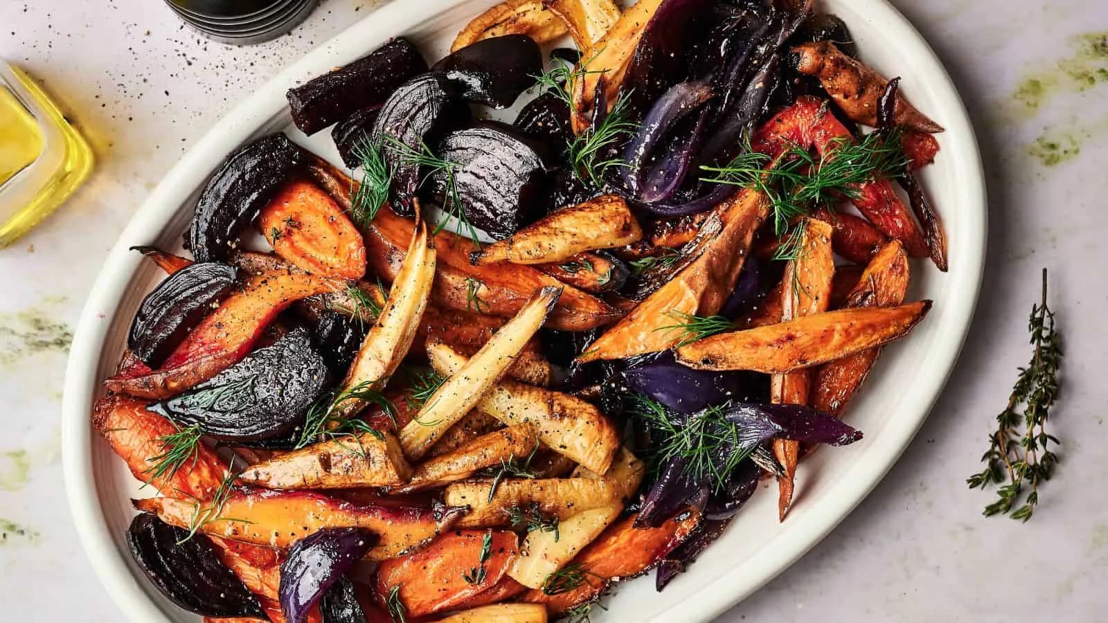 Sheet Pan Roasted Root Vegetables