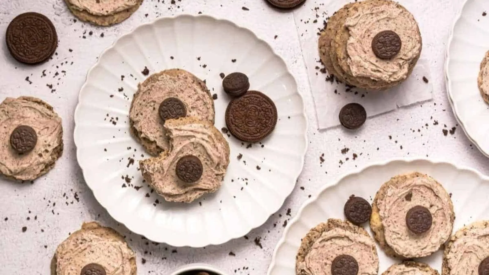 Copycat Crumbl Cookies and Cream Milkshake Cookies