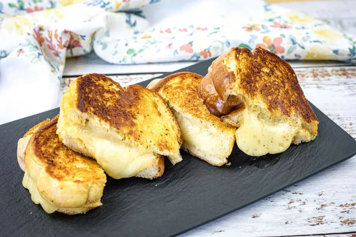 Garlic Bread Grilled Cheese