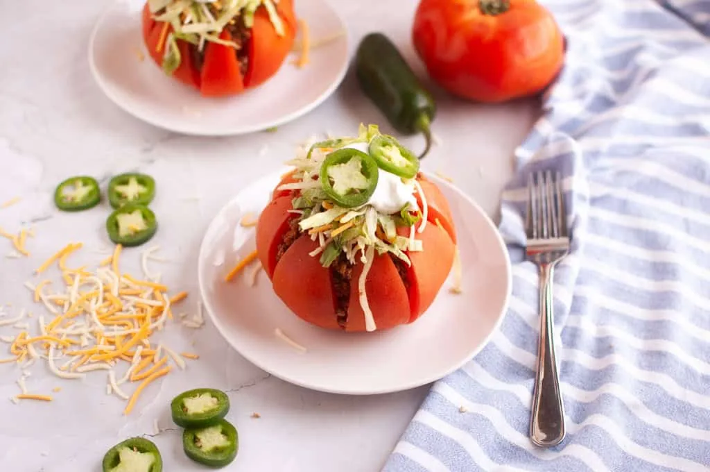 Taco Stuffed Tomatoes