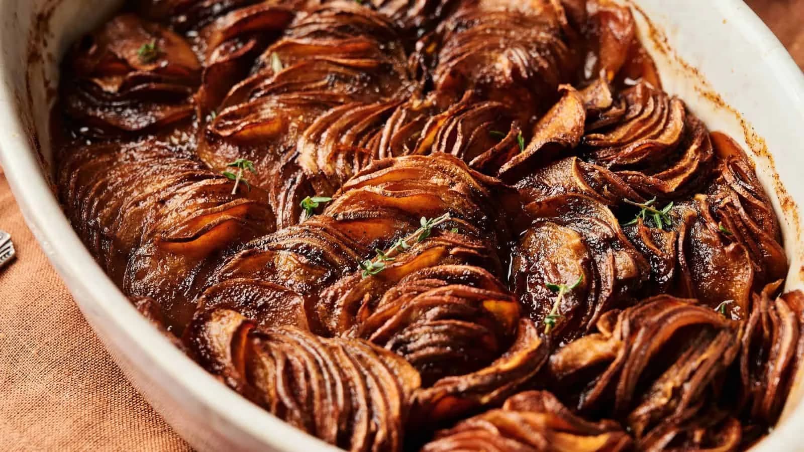 Sweet Potato Casserole (with Orange Juice)