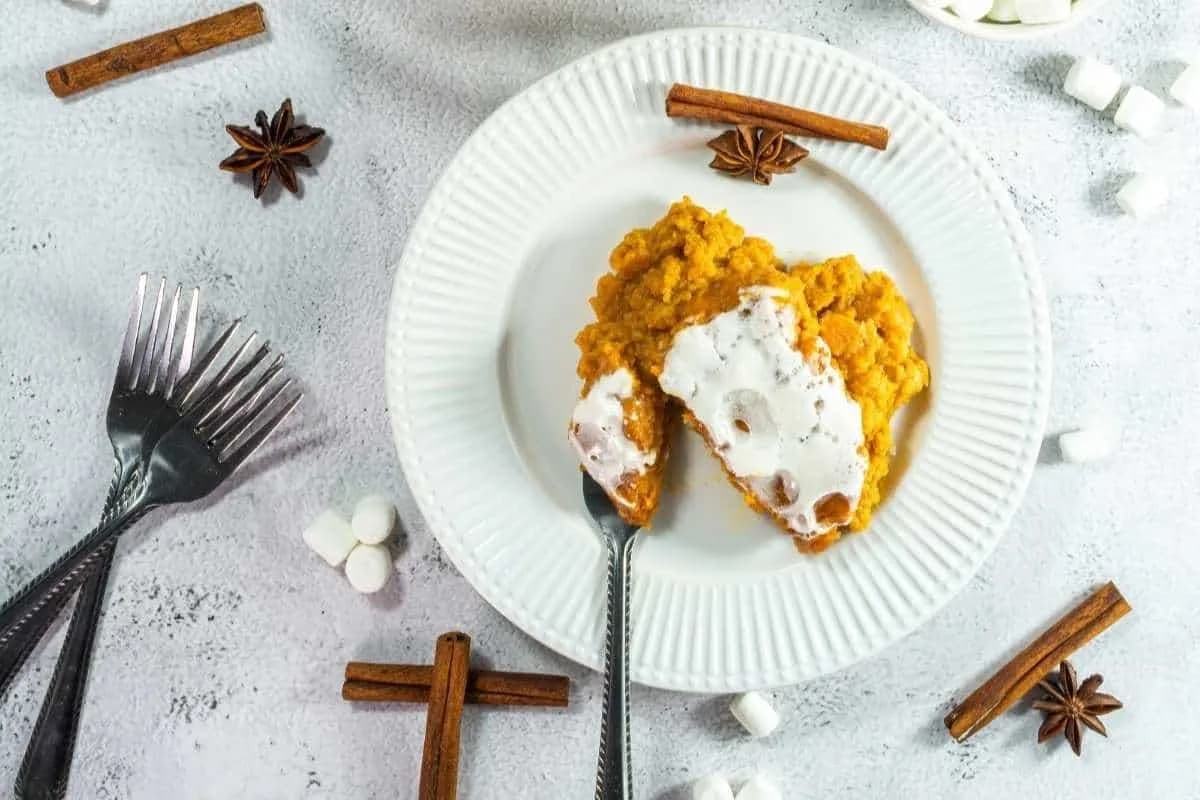 Classic Sweet Potato Casserole with Marshmallow Topping