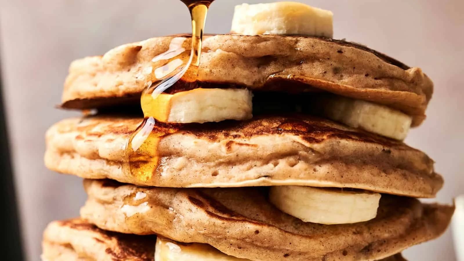 Air Fryer Banana Pancakes
