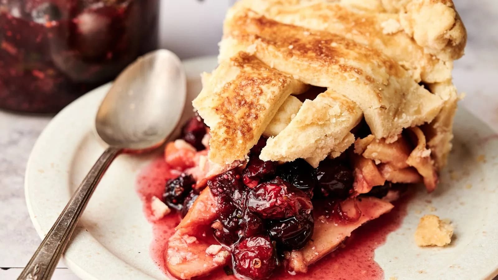 Apple and Cranberry Pie