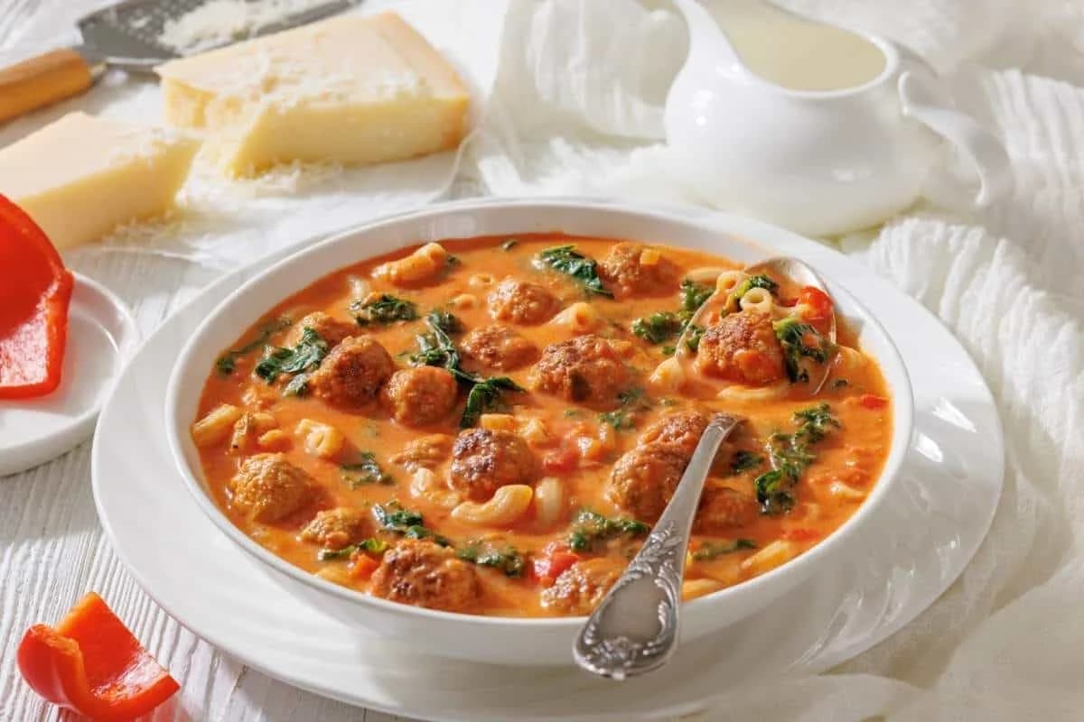 Homestyle Meatball Soup
