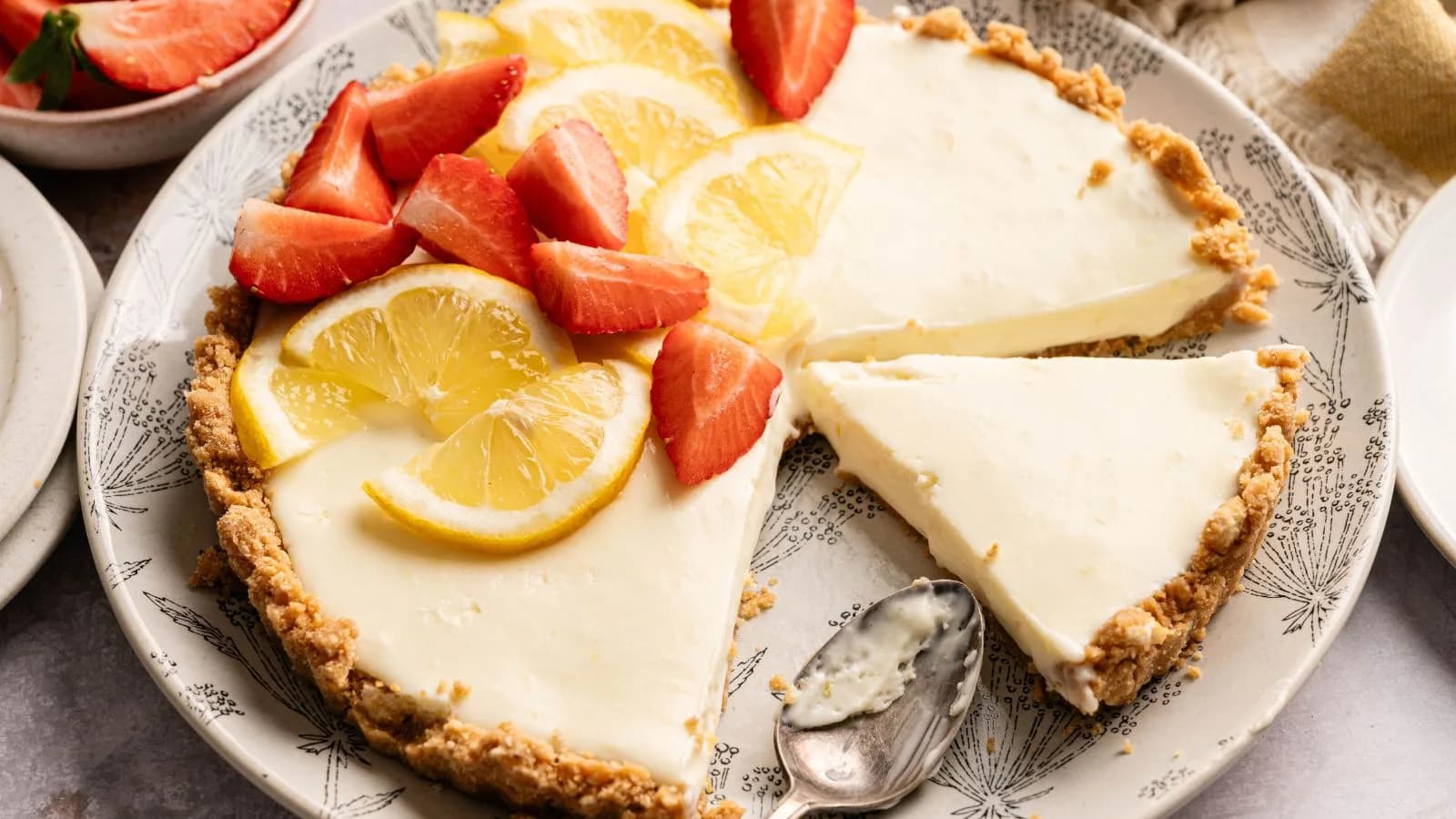 No Bake Lemon Tart