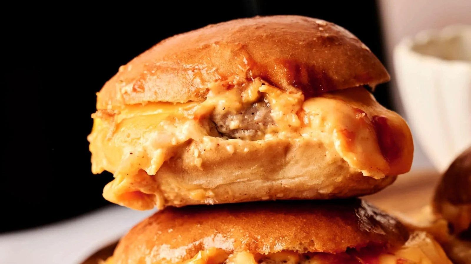 Air Fryer Cheeseburger Sliders