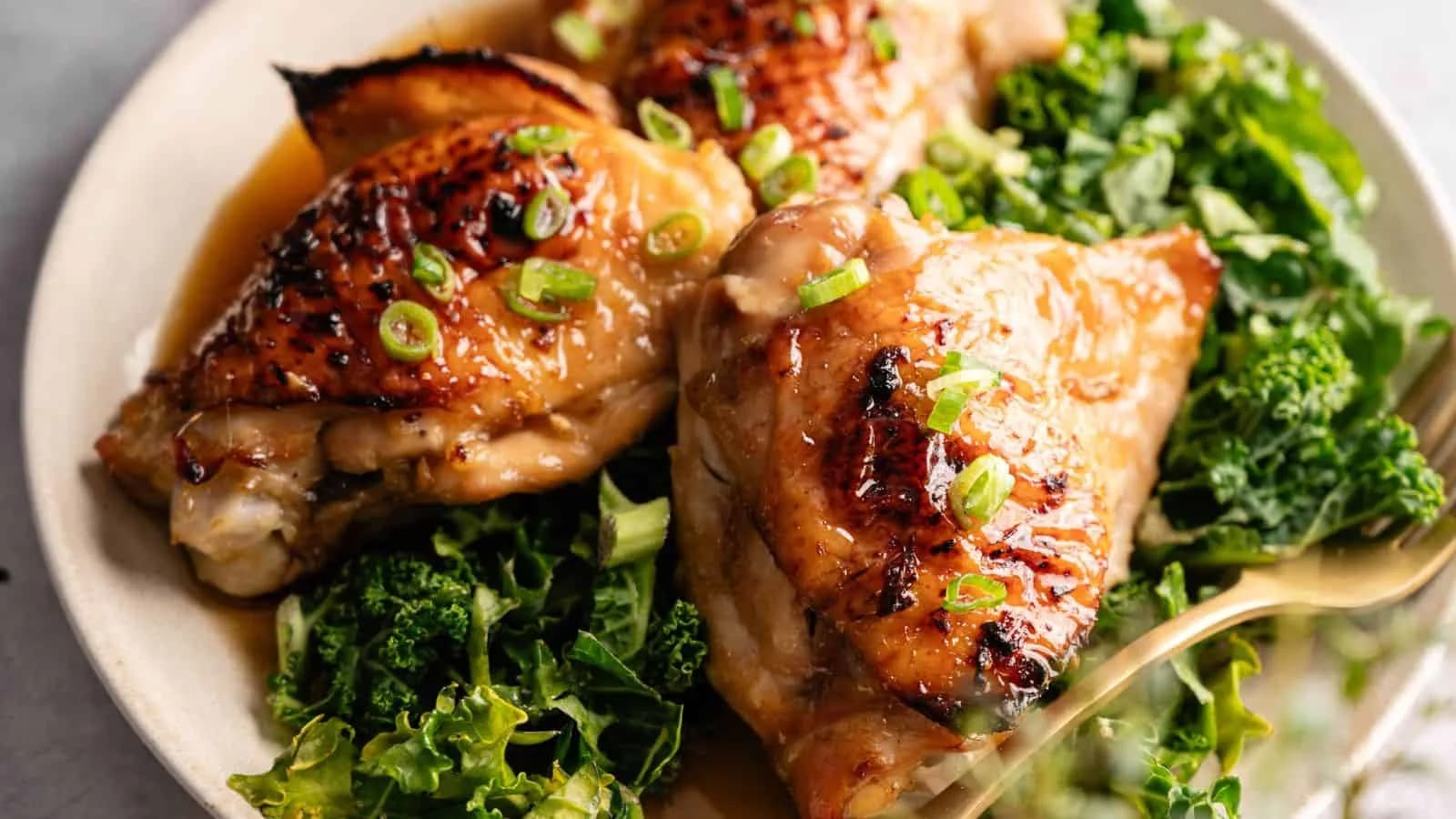 Sticky Chicken Thighs