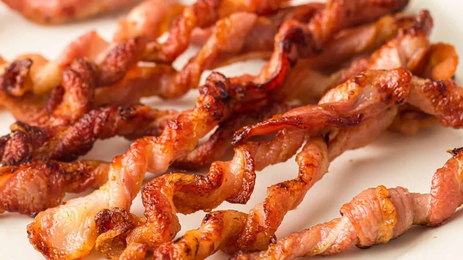 Air Fryer Twisted Bacon