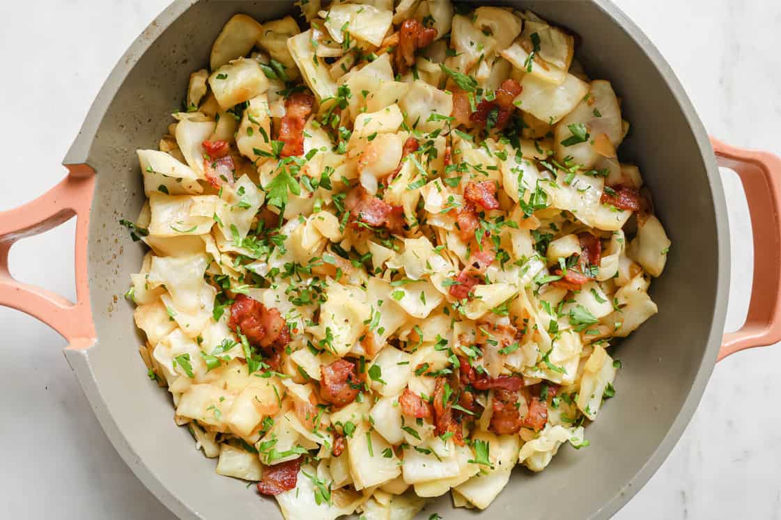 17 Lazy Dinner Ideas You Ll Wish You Found Earlier   Fried Cabbage With Bacon 