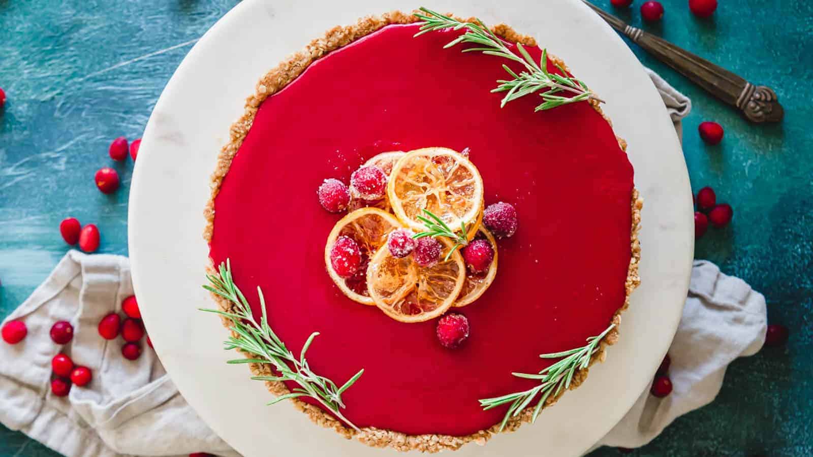 13 Desserts To Make 2024 Your Sweetest Year Yet   Cranberry Curd Tart 1 